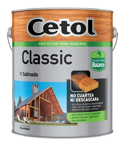 Cetol Balance Satinado Protector Madera 4 Litros