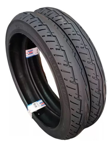 Kit Par De Pneus Novos Ybr Factor Dafra Speed Max Tras+diant