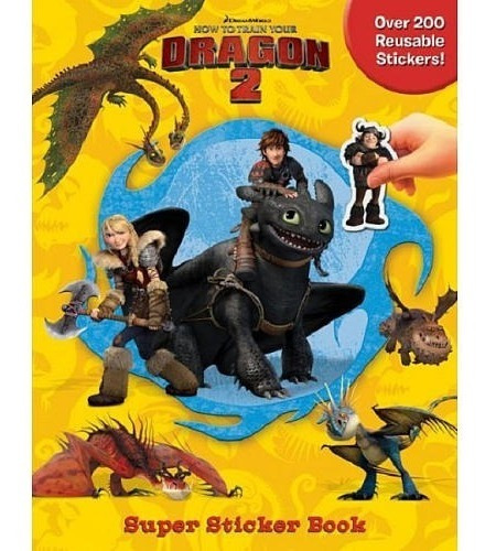 Dreamworks Cómo Entrenar A Tu Dragón 2 Super Sticker Book