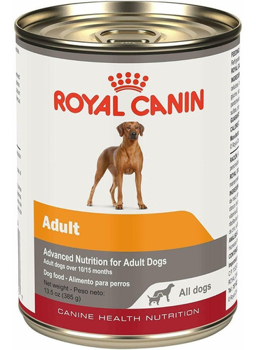 6 Latas Royal Canin Lata Adulto 385 Gr. Alimento Para Perro