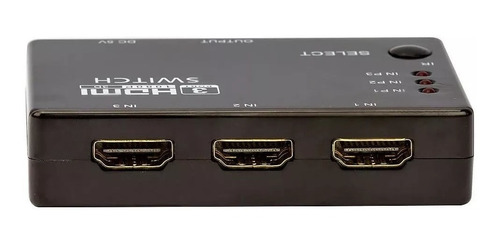 Imagem 5 de 10 de Chave Seletora Switch Hdmi 3 Ent 1 Saída Controle Mxt Rm501