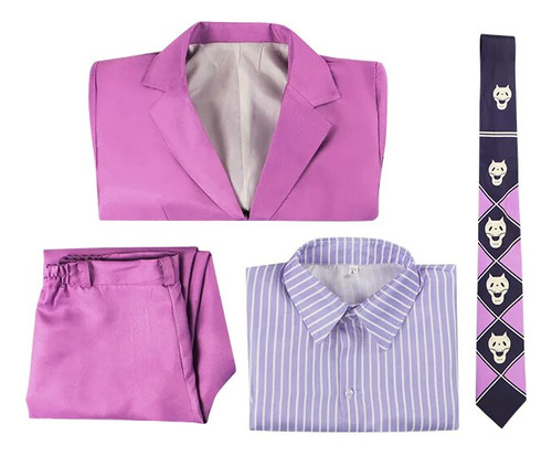 Disfraces De Cosplay De Kira Yoshikage, Trajes Morados De An