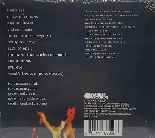 CD Black Sabbath - Cross Purposes (2024) Digisleeve Alemão