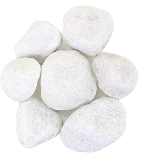 Piedra  Decorativa De Marmol Blanco Para Jardín (24kg)