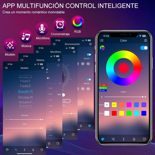 Lámpara De Atardecer Rgb Multifunción Proyector Ambiental