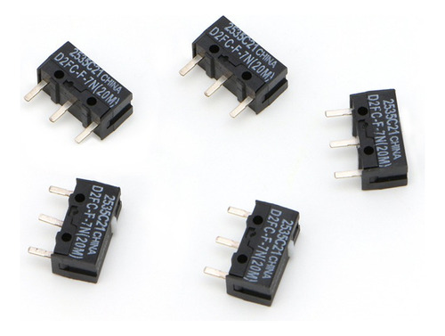 N 5pcs 20m Micro Interruptor D2fc-f-7n Para Reemplazo De