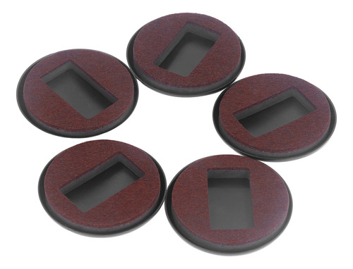 Fieltro Caster Pads 5pcs Tazas Inferior Muebles Para Madera