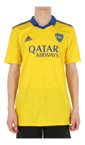 Camiseta adidas Boca Juniors Tercera 22/23 Hombre Gold/ink