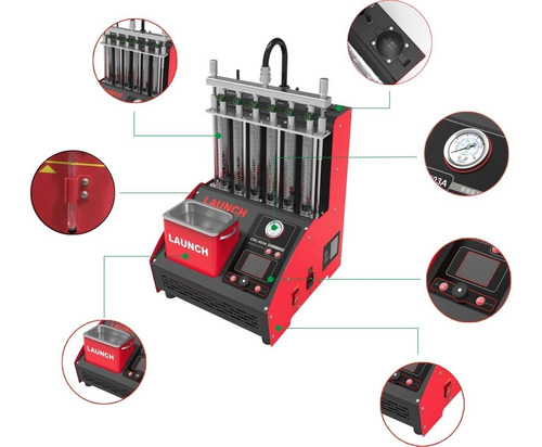Laboratorio De 6 Inyectores Con Tina Ultrasonido Launch