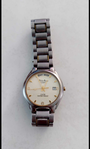 Reloj Philip Persio Vintage Retro Con Fechador