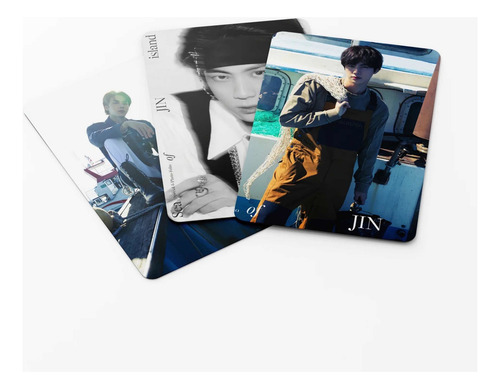 55 Photocards Bts - Edición Me, Myself & Jin