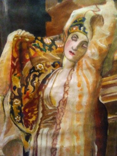 Imagen 5 de 9 de Cuadro Luz Del Harem Original De Frederic Leighton
