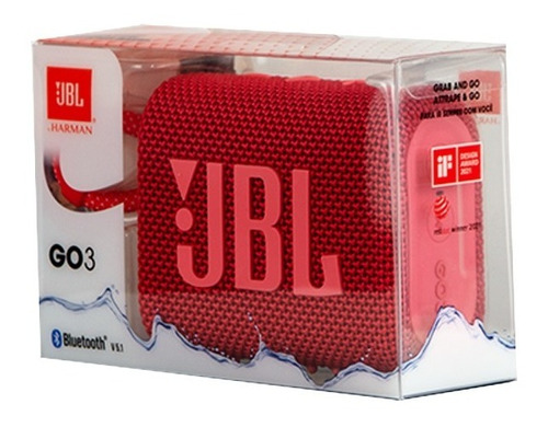 Parlante Jbl Go 3 Bluetooth Ipx7 Resistente Polvo Agua 