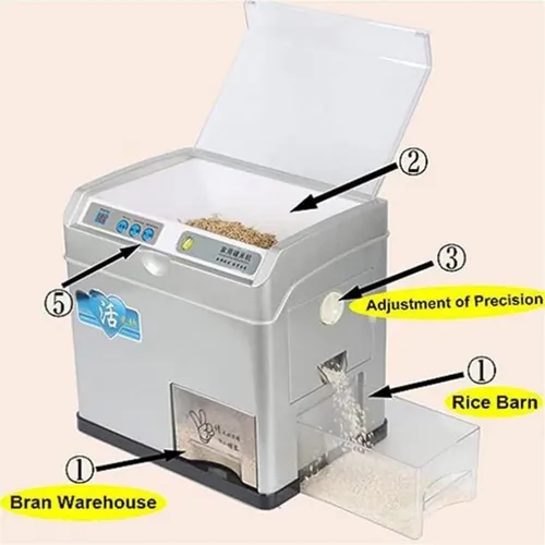 Descascaradora Automática De Arroz, Máquina Peladora Y