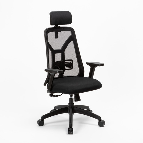 Imagen 8 de 9 de Sillón Ergonómico Tokio C/cab, Mec. Syncro Brazos Reg. Rossi