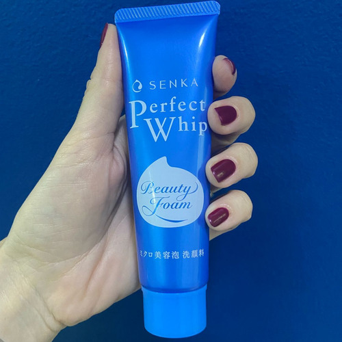 Senka - Perfect Whip - Espuma De Limpeza Facial Shiseido 50g Todo Tipo De Pele Dia/noite