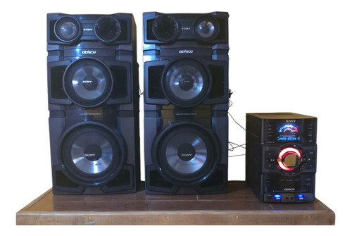 Sistema De Componente Marca Sony Genezi Negro 15100 W