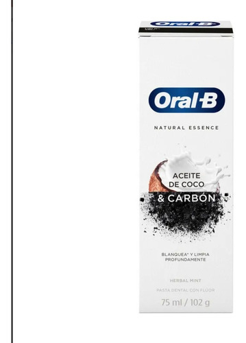 Pasta Dental Oral-b Natural Essence Herbal Mint Con Aceite D
