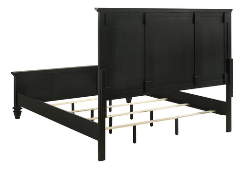 Sandy Beach 4 Piezas Queen Bedroom Set Negro