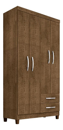 Guarda Roupa Solteiro Mogi 4 Portas Malbec - Incorplac