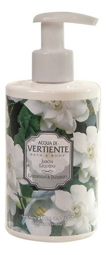 Jabon Liquido Vertiente 240 Ml - Todas Las Fragancias Fragancias Gardenias y Jazmines