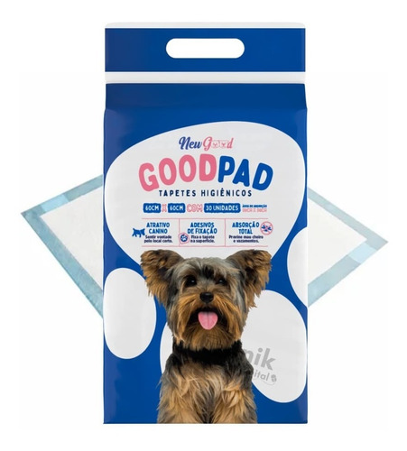 Tapete Higiênico Good Pad - 30 Unidades