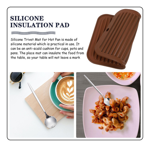 Nuevo Alfombrilla De Silicona Antiescaldaduras Heat Pads