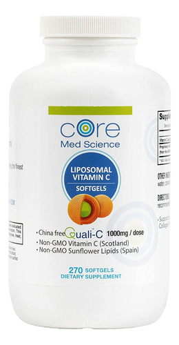 Core Med Science Liposomal Vitamina C Antioxidante 270 Cap