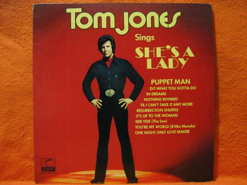 Tom Jones Shes A Lady - Lp Disco De Vinil
