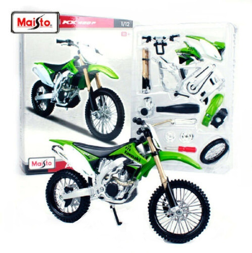 Línea De Montaje Maisto Kawasaki Kx 450f Diecast 1/12 [u]