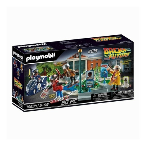 Playmobil Volver Al Futuro 2 Persecución En Hoverboard 70634