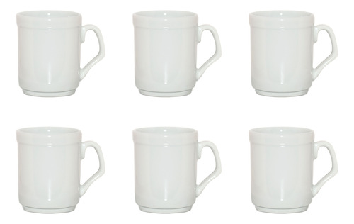 Jarrito Taza Cafe 125ml Blanco X6