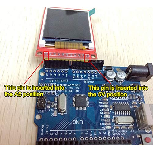 Módulo Lcd Tft 1.8puLG Con Spi Para Arduino Y Mcu
