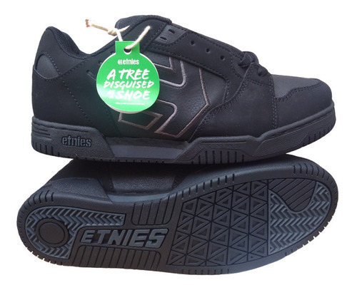Imagen 8 de 8 de Tenis Etnies Faze Black Dirty Wash Skate Hombre