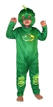 Comprar Pj Mask Disfraz  Gekko. Nuevo Diseño Con Cola Sólo Talle S