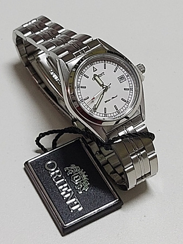 Reloj Orient Original Dama Acero Con Calendario, Wr, Garant.