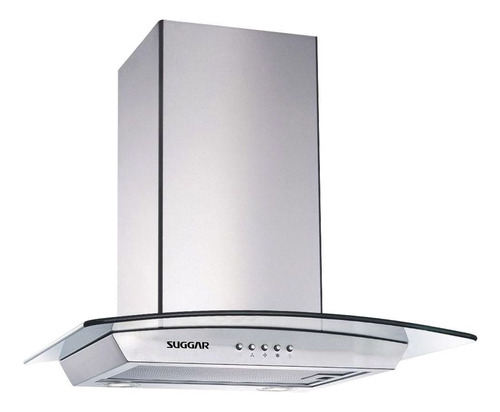 Coifa De Parede Suggar Aço Vidro Cristal 60cm 220v Tp0262ix Cor Inox 220V