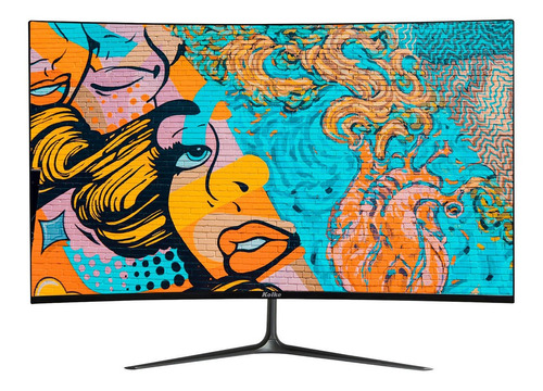Imagen 1 de 3 de Monitor gamer curvo Kolke KES-500 led 27" negro 100V/240V