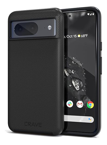 Funda Para Google Pixel 8 Doble Proteccion Crave  Negro