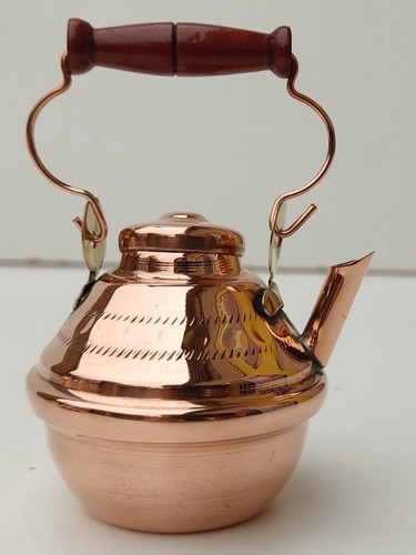 Imagen 9 de 9 de Juego De Té Mini 7 Piezas + Tapas Fabricado En Cobre
