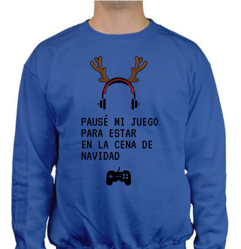 Sudadera Gamer Para Navidad-- Ugly Sweater - Reno