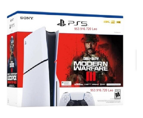 Play Station Ps5 Slim Con Lector De Disco Modern Warfare Iii