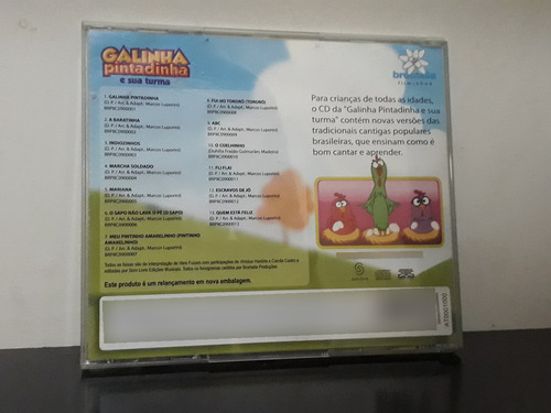 Cd Galinha Pintadinha E Sua Turma (ler Descrição Do Anuncio) Capa Acrilica (Usado)