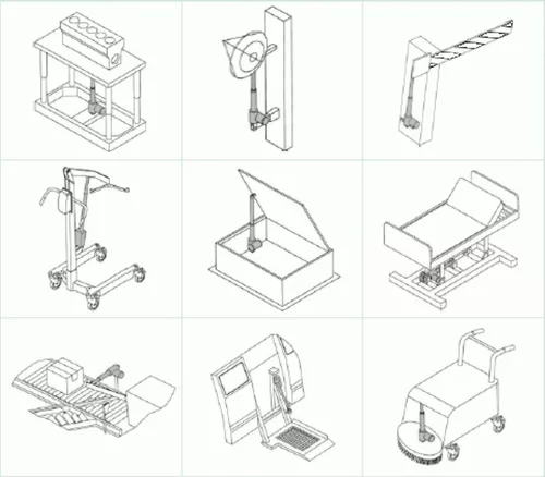 Desenho técnico do motor atuador incremental AG01 - Grunn do Brasil