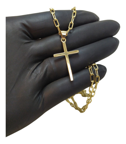 Pingente Masculino Cruz Crucifixo Ouro 18k Maciço  / À Vista