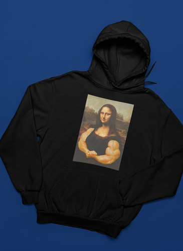 Sudadera Unisex C/capucha/ Cangurera Deportiva Mona Lisa Gym