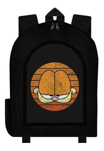 Mochila Negra Felix Garfield Gato A32