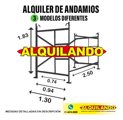 Alquiler De Andamios, Escaleras Y Maquinas De Construccion.