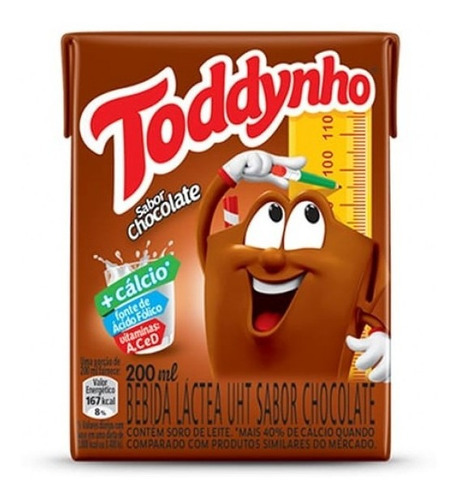 Toddynho Todinho De Chocolate Kit Com 12 Unidades 200ml