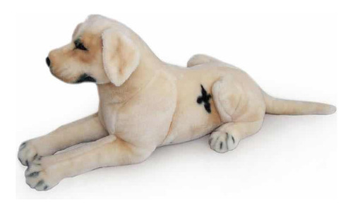 Peluche Perro Labrador Numi 69 Cm Acostado Animales Realista